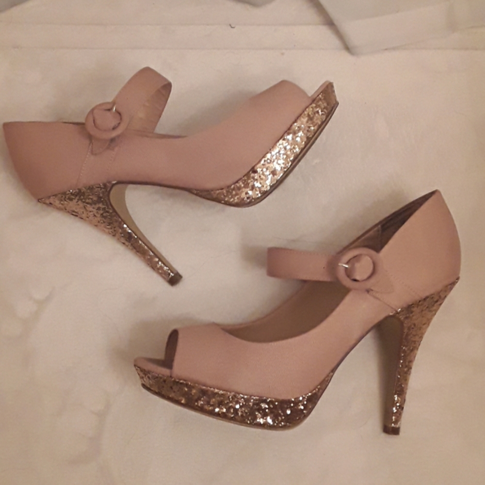 LIMELIGHT PEEPTOE MARYJANE HEELS - Picture 1 of 7